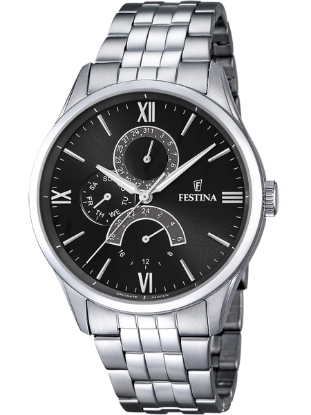 67813Festina F16822/4 Retro Herrenuhr 43mm 5ATM-