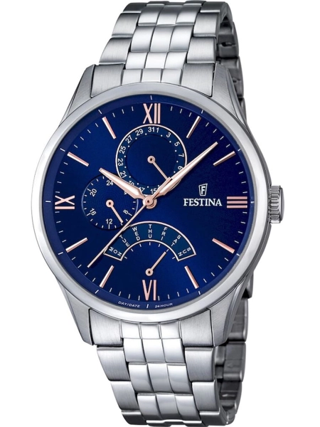 67814Festina F16822/3 Retro Herrenuhr 43mm 5ATM-
