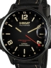 68998U-Boat 9671 Capsoil Doppiotempo DLC GMT Mens Watch 55mm 10ATM-