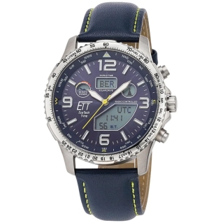 ETT EGT-11574-31L Mens Watch Solar Titan Radio-Controlled - zegarek