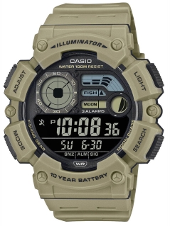 Zegarek CASIO Digital Moonphase WS-1500H-5B - zegarek