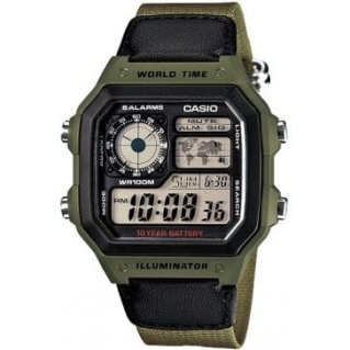 Zegarek CASIO Collection AE-1200WHB-3BVEF - zegarek