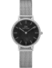 75232Daniel Wellington DW00100661 Damenuhr Petite Lumine Bezel Sterling Black 28mm 3ATM-