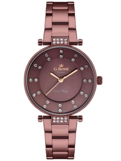 G. ROSSI - C5131B-2B3 (zg780d) violet  - zegarek 