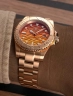 90329Paul Rich PR-46711 Mens Watch Crystal Bay Sunset Beach Rose Gold Orange 40mm 5ATM-4