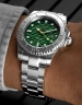 90351Paul Rich PR-46707 Mens Watch Crystal Bay Emerald Isle Silver Green 40mm 5ATM-5