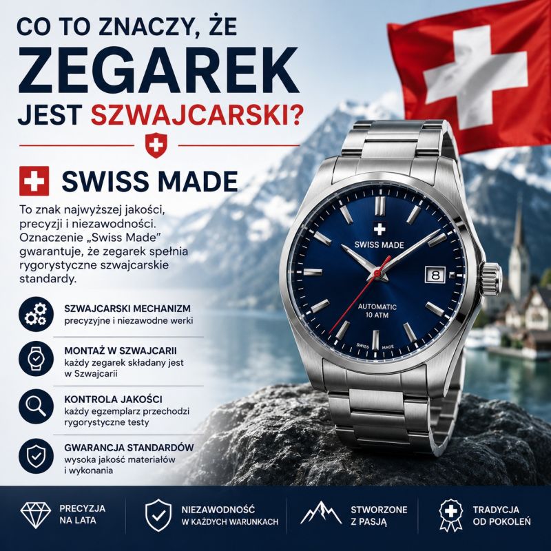 Co to znaczy, że zegarek jest szwajcarski? Wszystko o oznaczeniu Swiss Made